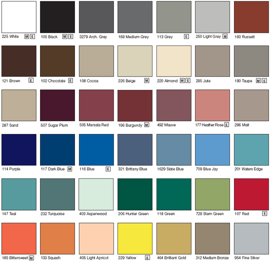 Matthews Color Chart